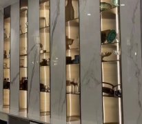 墙体装饰柜组合